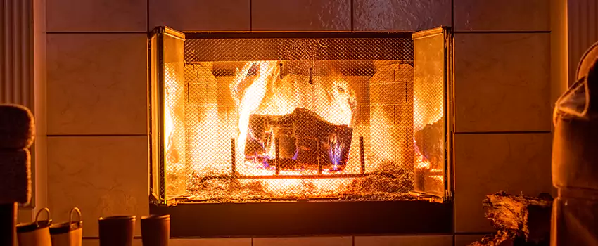 Mendota Hearth Landscape Fireplace Installation in Piqua, Ohio