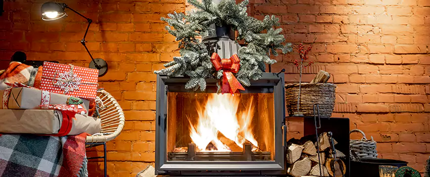 Travis Industries Linear Gas Fireplace Installation in Piqua, Ohio